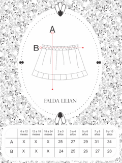 Falda LILIAN (niña) - tienda online