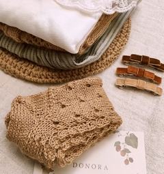 Medias caladas de invierno DONORA tostado (Talle 12 al 35) - comprar online