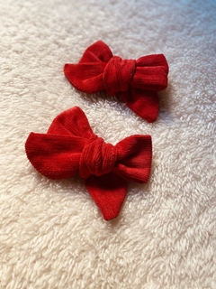 Pinza Moño TANIA (par) rojo - comprar online