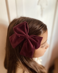 Pinza moño mediano LINDA celeste vintage - tienda online