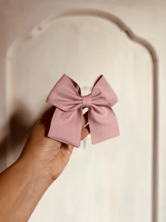 Pinza moño mediano LINDA rosa viejo - comprar online