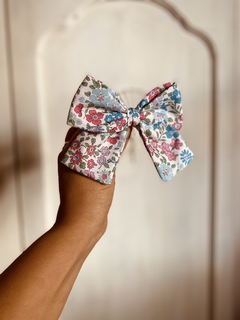 Pinza moño mediano LINDA estampa N°2 - comprar online