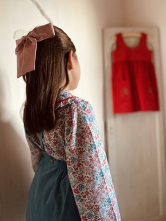 Jumper CELINE corderoy celeste - Donora Kids