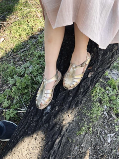 Sandalias AUGUSTA (platino) - tienda online