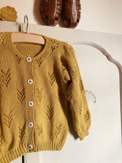 Saco NINA mostaza en algodón •beba• - comprar online