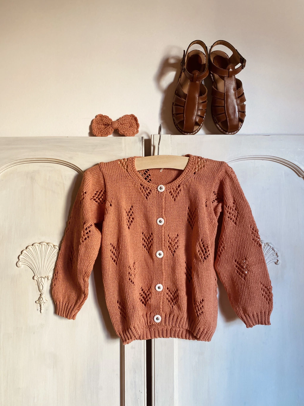 Saco NINA de algodon coral •beba•