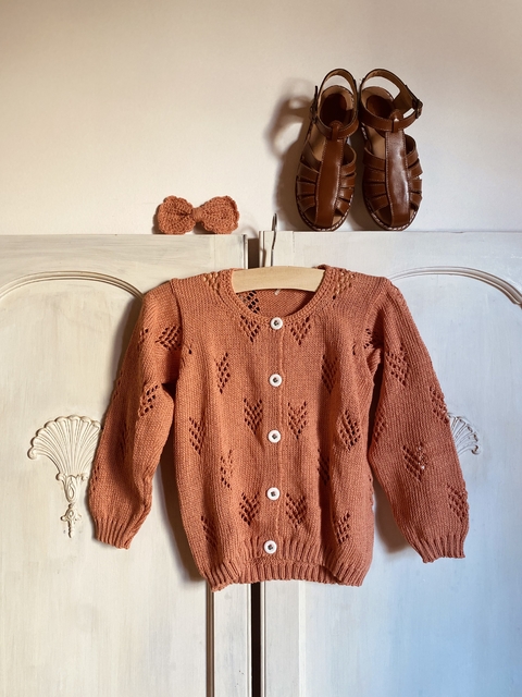 Saco NINA de algodon coral •beba•