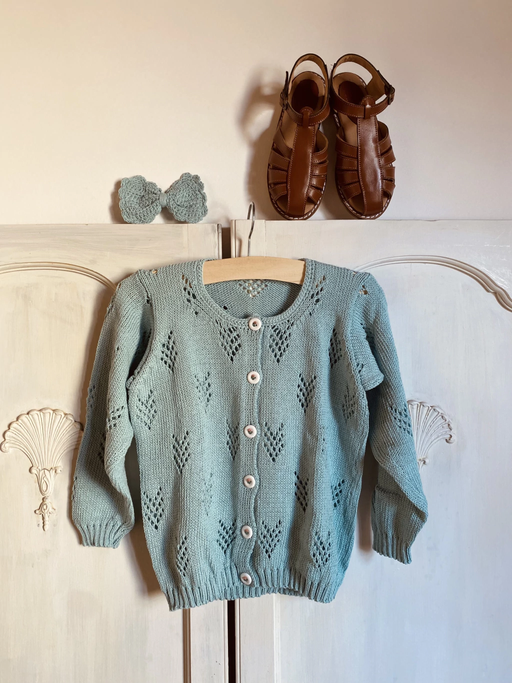 Saco NINA de algodón aqua •beba•