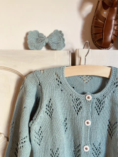 Saco NINA de algodón aqua •beba• - Donora Kids