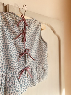 Blusa LORELEI celeste - Donora Kids