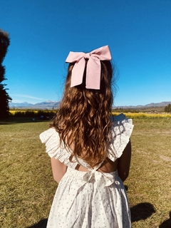 Hebilla moño grande LINDA rosa viejo - comprar online