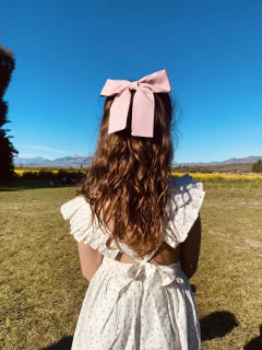 Hebilla moño grande LINDA rojo en internet