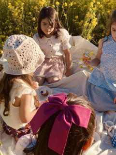 Hebilla moño grande LINDA magenta - comprar online