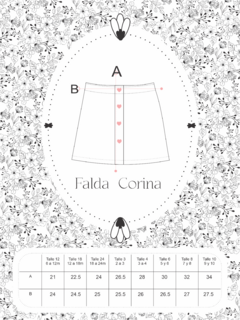 Falda CORINA •niña•
