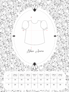 Blusa CAROLA natural •niña• - tienda online