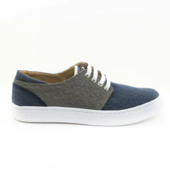 Zapatilla Derby Stalla&Co Lona azul/canela