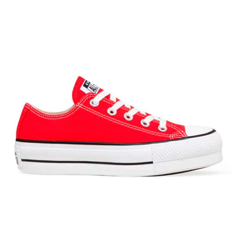 PLATAFORMA CONVERSE CTAS PLATFORM OX RED BLACK WHITE