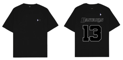 REMERA BASTARD I HOPE NEGRO