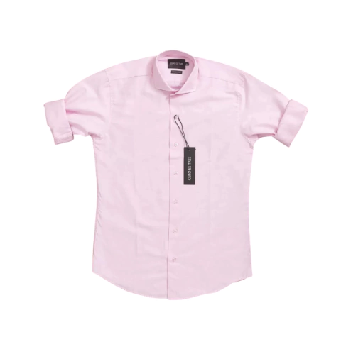 CAMISA CERO ES TRES REGULAR LISO ROSADO