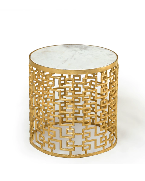 Mesa de apoyo Eslabones Gold - comprar online