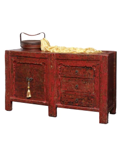 Comoda de madera de olmo