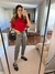 Calça jeans black mom basic