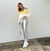 Conjunto moletinho tricolor capuz - loja online