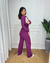 Conjunto moletinho fio lurex macio princesa calça cordinha frisos
