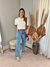 Calça jeans cargo wide básica - comprar online