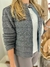 Jaqueta tricot puffer ziper - comprar online