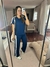Conjunto moletinho tee calça wide listra única lateral - comprar online