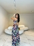 Vestido viscolycra premium estampa longo recorte costas na internet