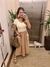Imagem do Vestido ribana viscose sarjada saia bolsos frontais manguinha
