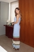 Imagem do Vestido linha alcinha contornados barra tricolor