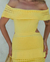 Vestido modal ciganinha babados recortes longo camadas - comprar online