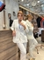 Blazer linho texturizado elastano forrado ombreira - comprar online
