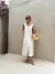 Imagem do Vestido brim midi regata nature fenda bolsos