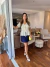 Tee modal compridinha lacinhos manga princesa peplum