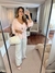 Conjunto modal camisa ampla top listras Candy - comprar online