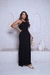 Vestido viscolycra premium estampa longo recorte costas