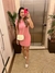 Vestido modal curto babadinho manga - comprar online