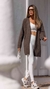 Cardigan tricot alongado sequinho - loja online