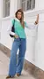 Colete tricot tranças botões peplum - Yellow Lily Store