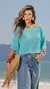 Cropped tricot ombro a ombro - Yellow Lily Store
