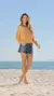 Cropped tricot ombro a ombro - comprar online