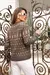 Blusa mousse listras losanguinhos