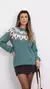 Blusa mousse trançada detalhes superiores étnicos - comprar online