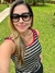 Conjunto viscolycra regata friso decote manga bermudinha - comprar online