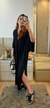 Imagem do Vestido viscolycra soltinho gola v longuete