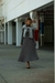 Conjunto modal blusa saia plissada longuete - comprar online